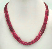 62.00/CT NATURAL RUBELLITE PINK TOURMALINE BEADS